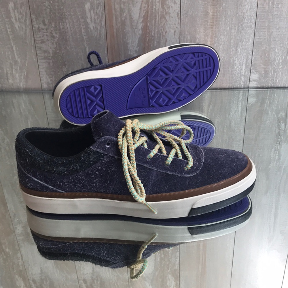 Converse đ„SALE!đ„ CLOT One Star CC OX Low Top Hair Suede Blue Womenâs Sneakers - Picture 5 of 14